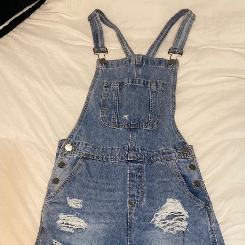 Blue Denim Women's Jeans Overalls